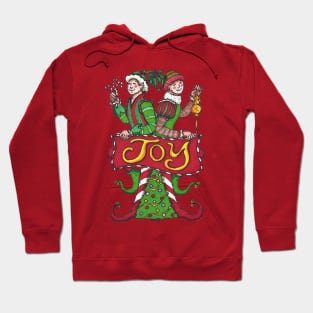 Joyous Holiday Elves Hoodie